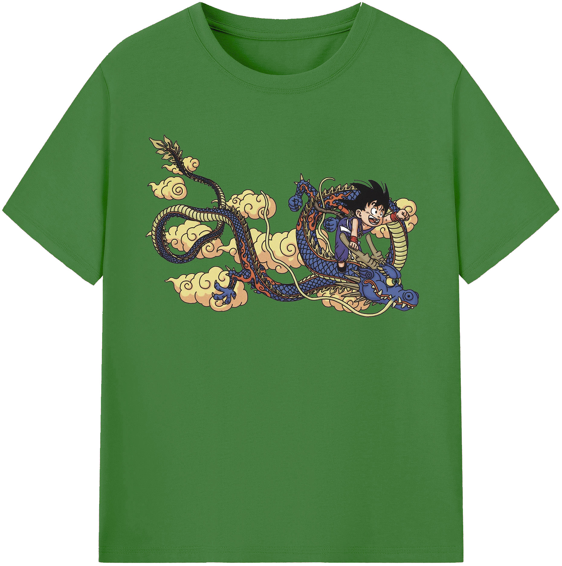 （画像用） ドラゴンボール 神龍 シェンロン DRAGON BALL Shenron レディースカジュアルプリントTシャツ（綿100％）